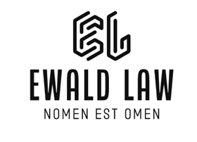 EWALD LAW   &sect;&sect;&sect;  Nomen Est Omen Logo